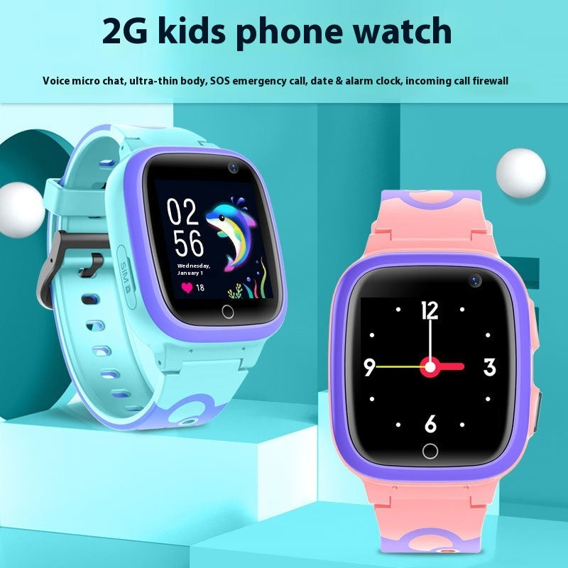 Q12S Children's Smart Positioning Watch Waterproof Photo Touch Screen Student Smart Watch