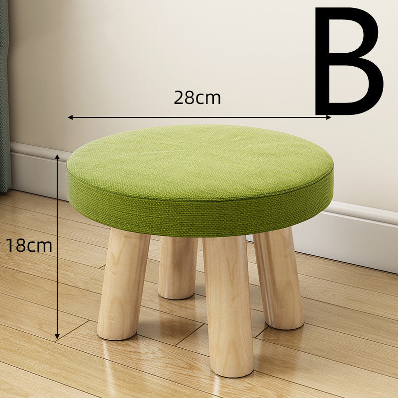 Multifunctional Fabric Coffee Table Stool