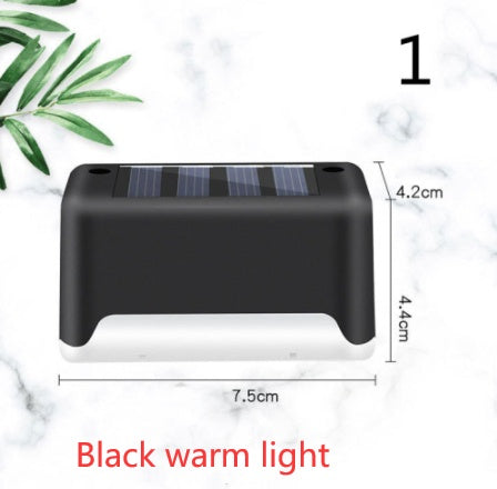 New Upgrade Waterproof LED Solar Fence Lamp Solar Deck Lights Solar Step Light Outdoor For Patio Stairs Garden Pathway Step Yard