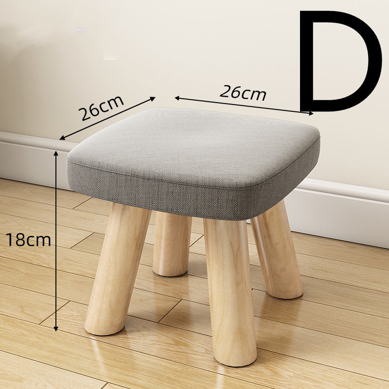 Multifunctional Fabric Coffee Table Stool